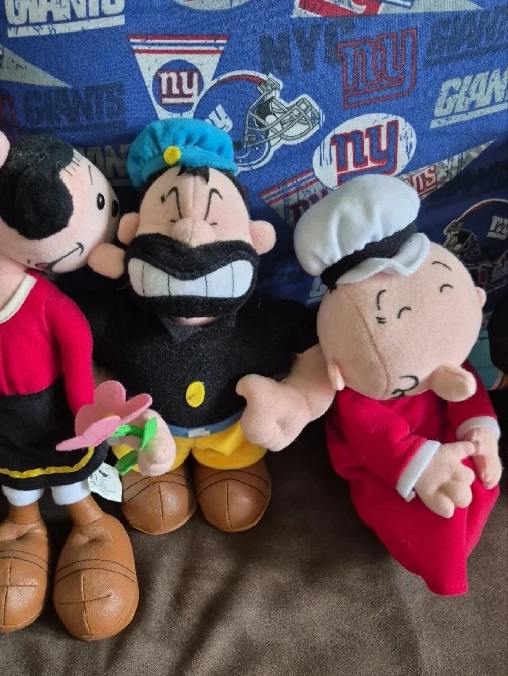 Stuffins Vintage Popeye Plush Toy Set -5 Total Great Condition